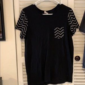 Black and white PINK shirt